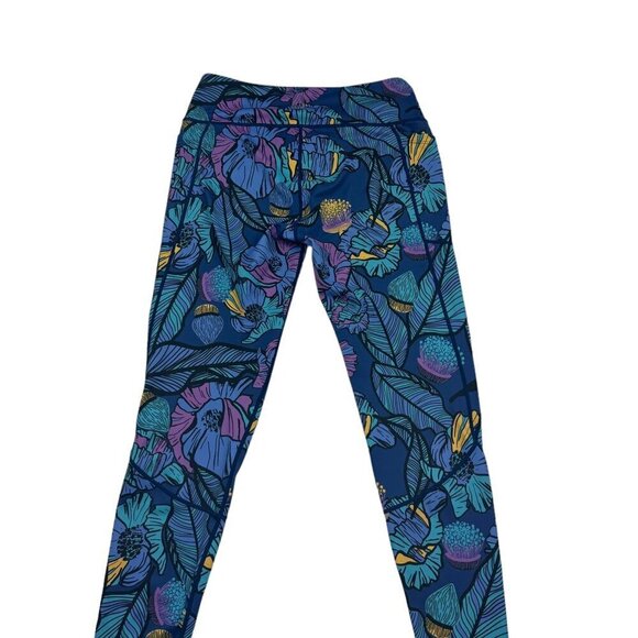 Feed Me Fight Me Floral/Artsy Leggings Women's Size Medium - Picture 3 of 6